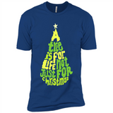 A Tree Is For Life Not Just For Christmas - Premium Short Sleeve T-Shirt