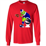 New York Giants Toilet Grinch Santa Claus Football Fan PINGPONG