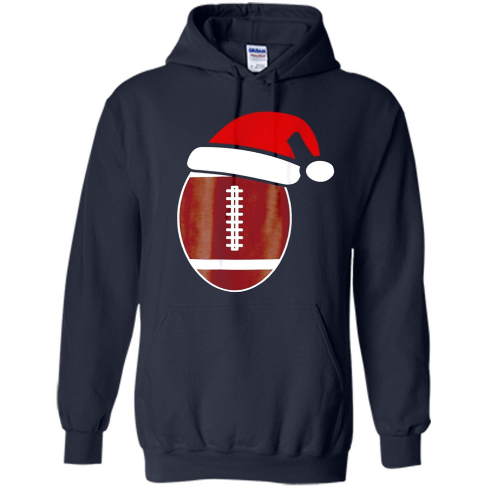 Christmas Football Shirt - Football Santa Hat Christmas