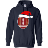 Christmas Football Shirt - Football Santa Hat Christmas