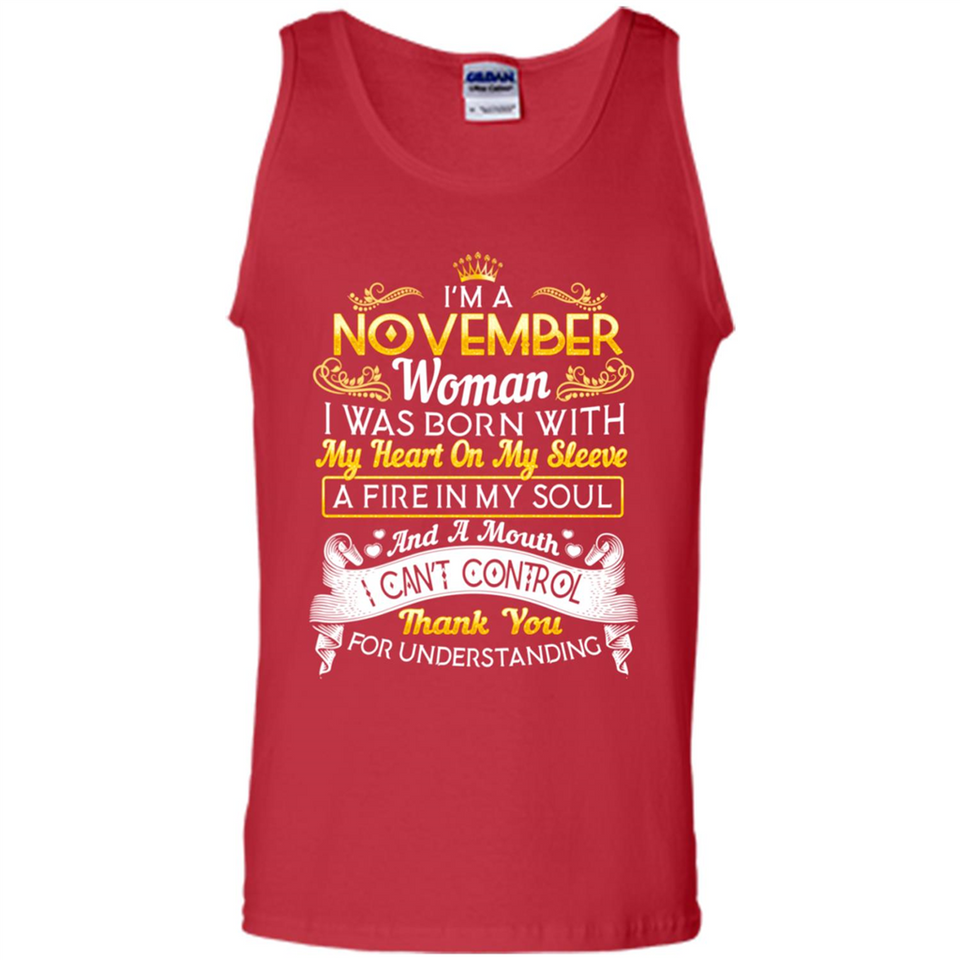 I'm A November Woman-Queen November - Tank Top