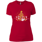 The Beatles chibi Christmas - Ladies' Boyfriend T-Shirt
