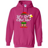 Let's Get Elfed Up Drinking Beer Christmas PINGPONG