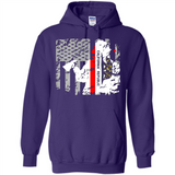 Paradise California Firefighter Thin Red Line Funds Youth T-Shirt PINGPONG - Hoodie
