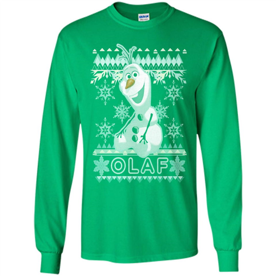 Olaf frozen ugly christmas sweater - Long Sleeve T-Shirt
