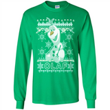 Olaf frozen ugly christmas sweater - Long Sleeve T-Shirt