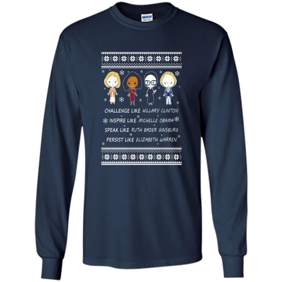 Nasty Women Michelle Hillary Warren Bader Christmas PINGPONG