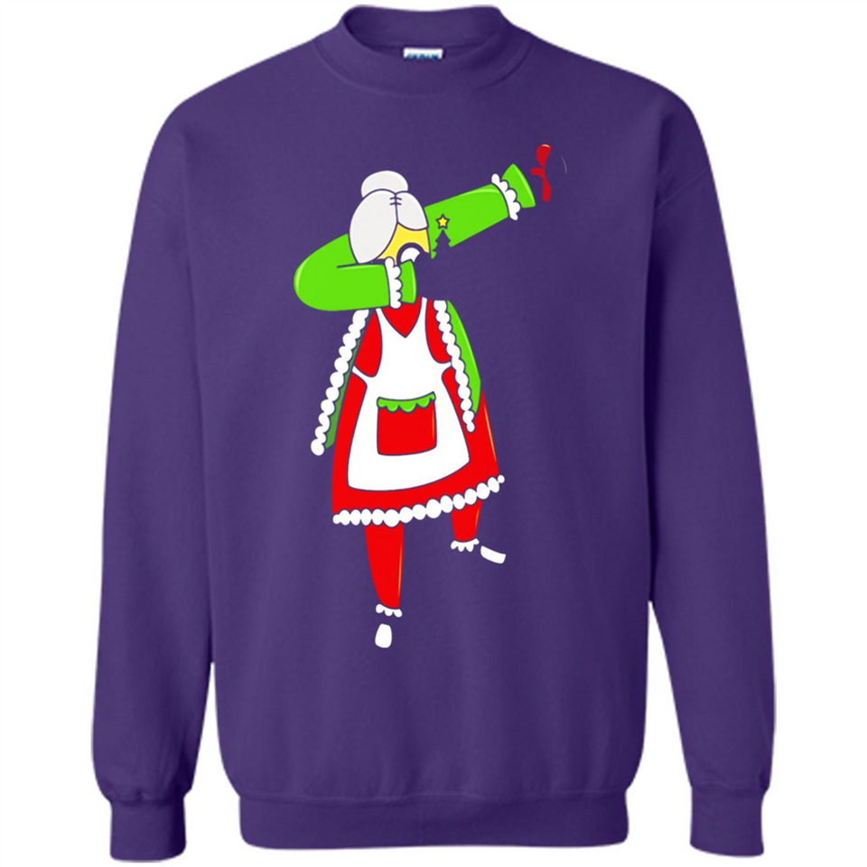 Funny Dabbing Mrs. Santa Claus Christmas Dab - Sweatshirt