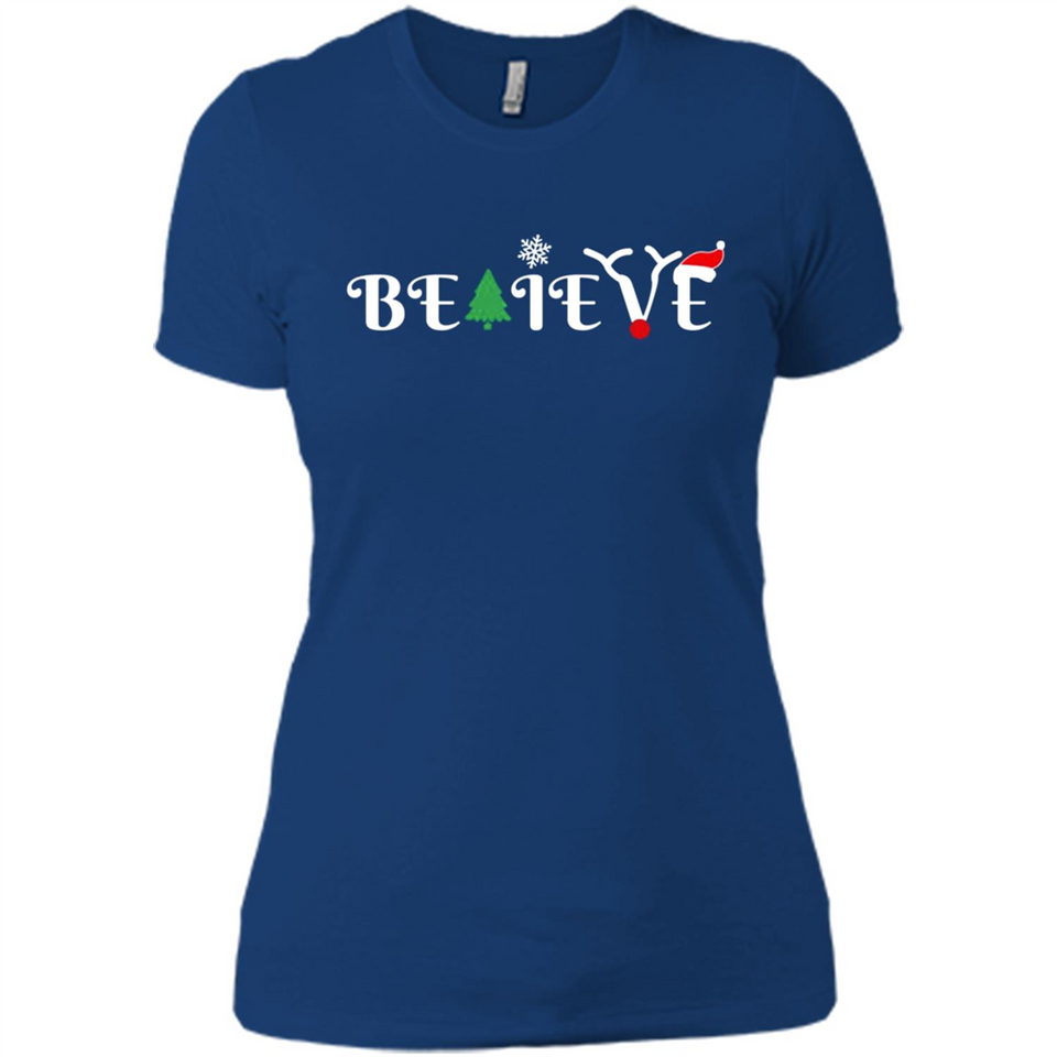 Believe in Christmas - Ladies' Boyfriend T-Shirt