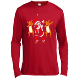 Dabbing Santa - Funny Santa Claus Christmas Dab - Canvas Long Sleeve T-Shirt