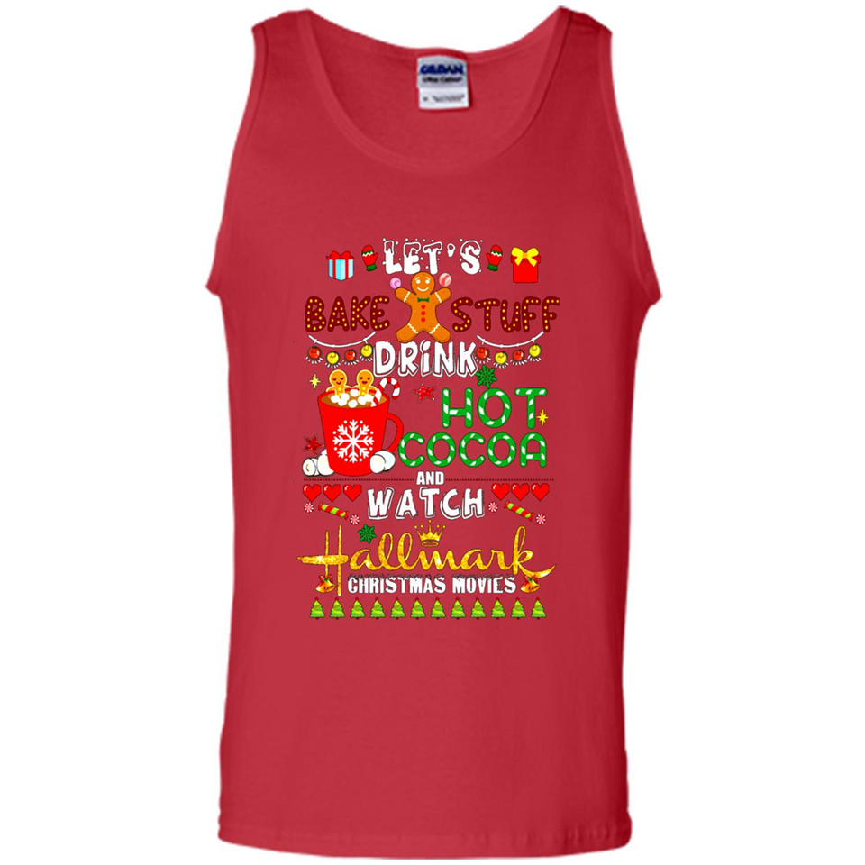 Let's Bake Stuff Drink Hot Cocoa Hallmark-Christmas Movies Sweatshirt PINGPONG