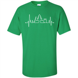 Heartbeat Christmas Tree T-shirt Funny Xmas Costume