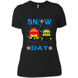 Snow Day Shirt For Indiana Pacers Vs Minion Fans pingpong