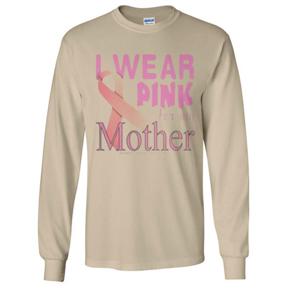 Breast cancer awareness mother - Long Sleeve T-Shirt