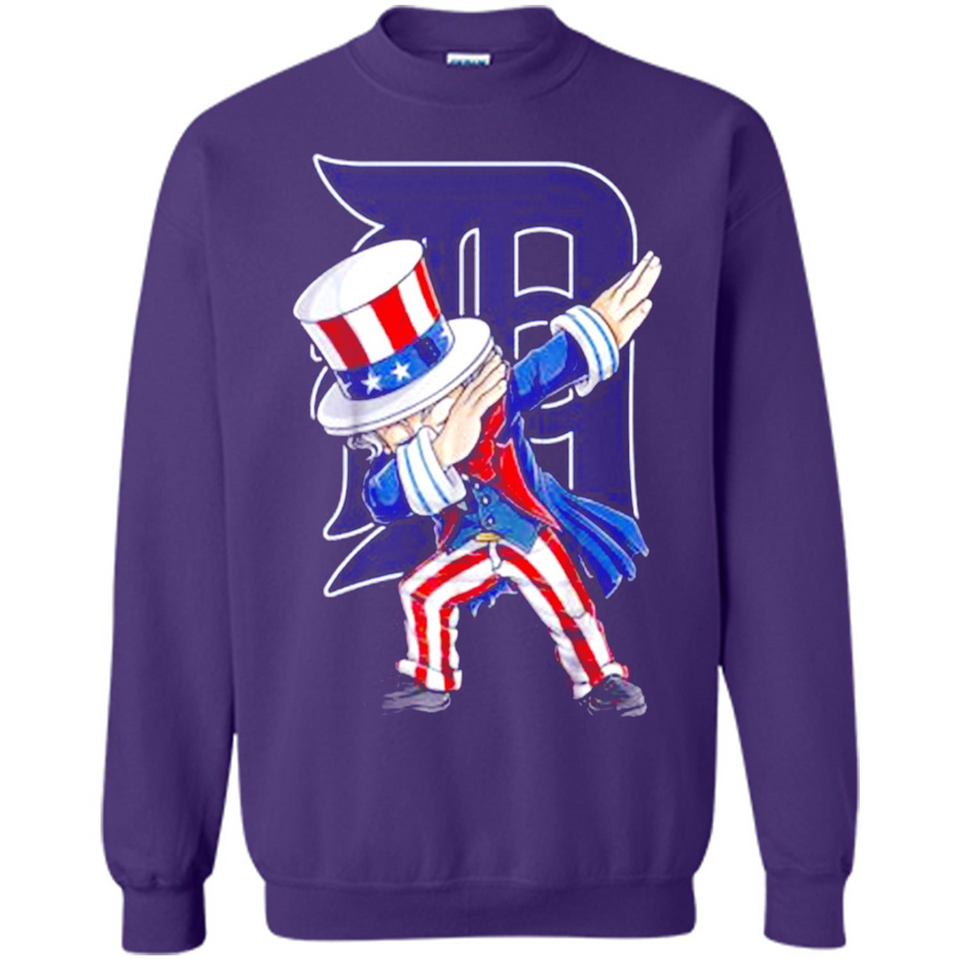 MLB DETROIT TIGERS UNCLE SAM DABBING INDEPENDENCE DAY