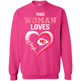 This Woman love Chiefs NFL football team - Sweatshirt