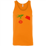 Funny Grinch Hand holding Firefighter ornament Christmas Sporty T-Shirt - Canvas Unisex Tank