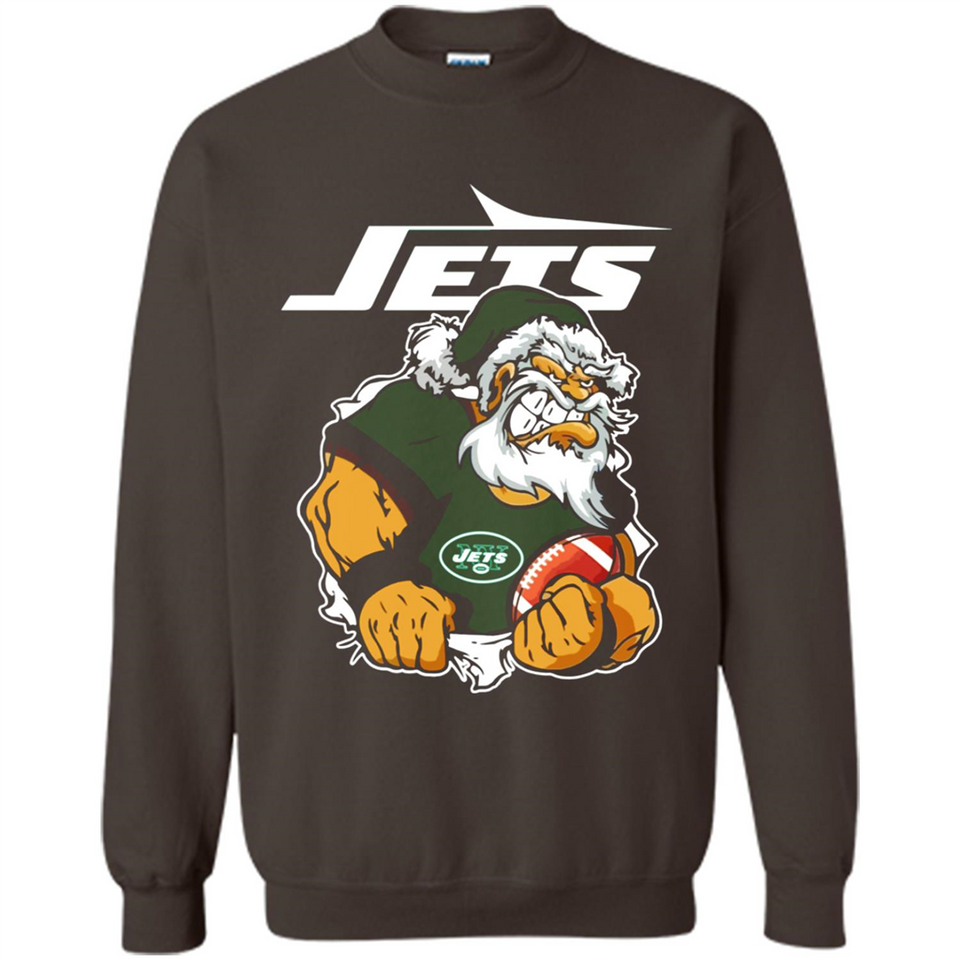 Grumpy Santa Claus Jets Football Team PINGPONG