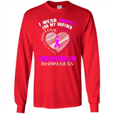 I Wear Purple For My Brother Chiari Malformation - Long Sleeve T-Shirt