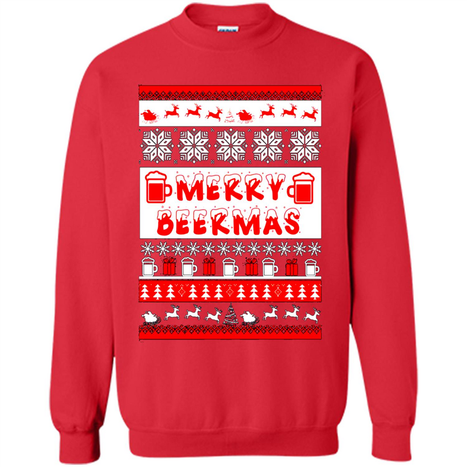 Merry Beermas Christmas sweater PINGPONG