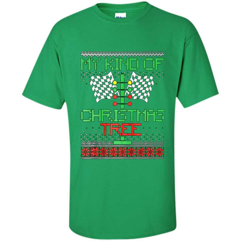 Funny Drag Racing Ugly Christmas Holiday Tree PING PONG