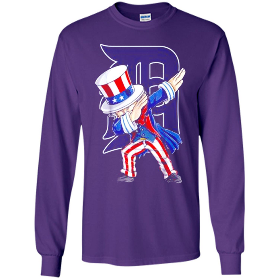 MLB DETROIT TIGERS UNCLE SAM DABBING INDEPENDENCE DAY