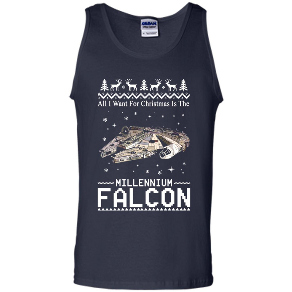 All I Want For Christmas Is The Millennium Falcon ugly PINGPONG
