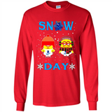 Snow Day Shirt For Kansas City Royals Vs Minion Fans pingpong