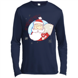 Cute Santa Claus Ho Ho Ho - Canvas Long Sleeve T-Shirt