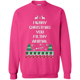 Merry Christmas You Filthy Animal Sweatshirt PINGPONG