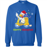 Funny Santa Christmas Chicken Shirt - Merry Chickmas - Sweatshirt