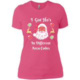 I Got Ho's Santa Christmas - Ladies' Boyfriend T-Shirt