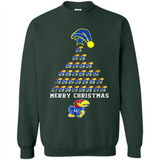 Perfect Kansas Jayhawks Christmas Tree PINGPONG
