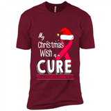My Christmas Wish Is A Cure Breast Cancer Awareness sweater PINGPONG