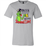 Slammed I Am I Would Drink Beer With A Goat On A Boat Shirt - Canvas Unisex T-Shirt