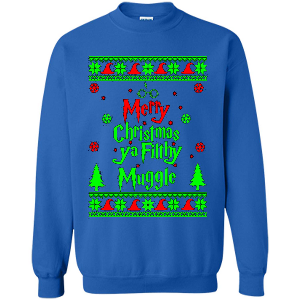 Merry Christmas ya filthy animal ugly sweater PINGPONG