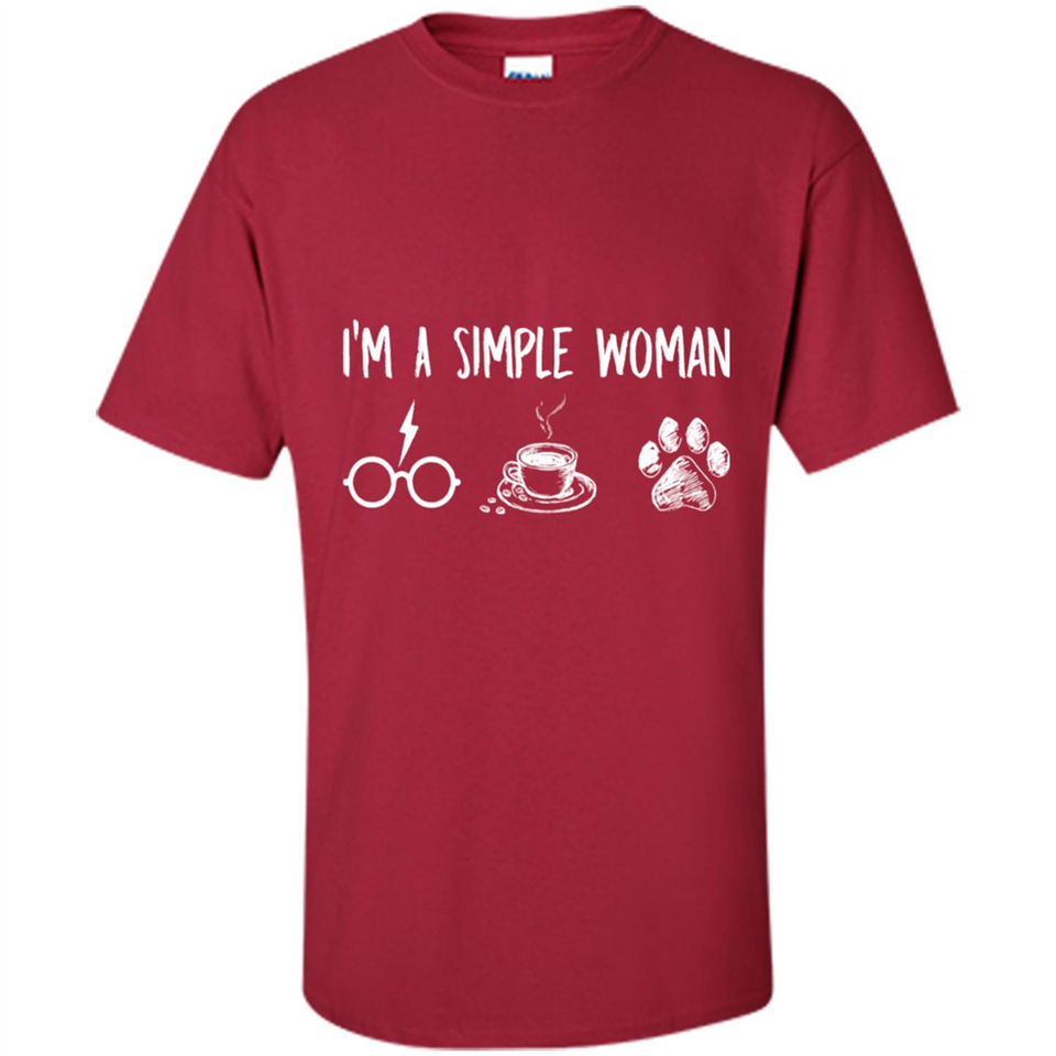 I’m Simple Woman Like Harry Potter, Coffee and Dog
