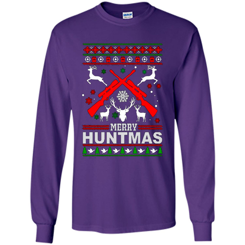 Merry Huntmas Christmas sweater PINGPONG