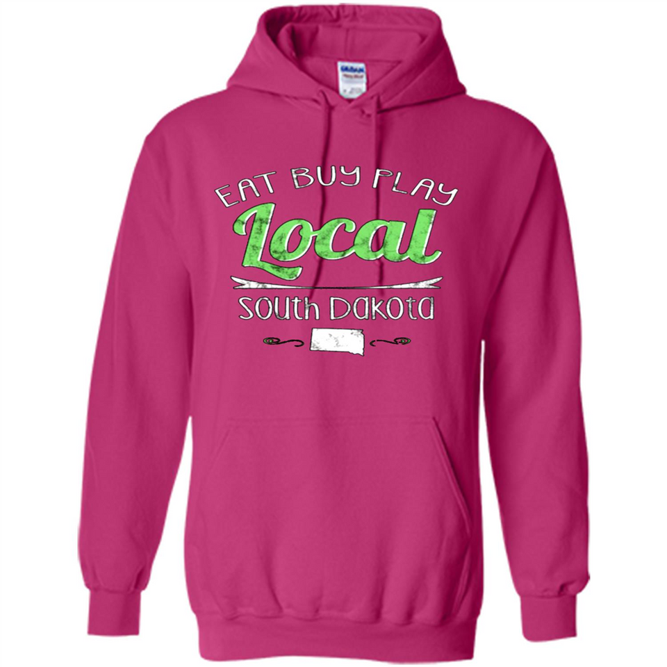 Eat Buy Play Local South Dakota Distressed PING PONG