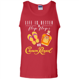LIFE IS BETTER IN FLIP FLOPS WITH CROWN ROYAL