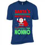 Santa's Promoting Me To Nonno - Premium Short Sleeve T-Shirt