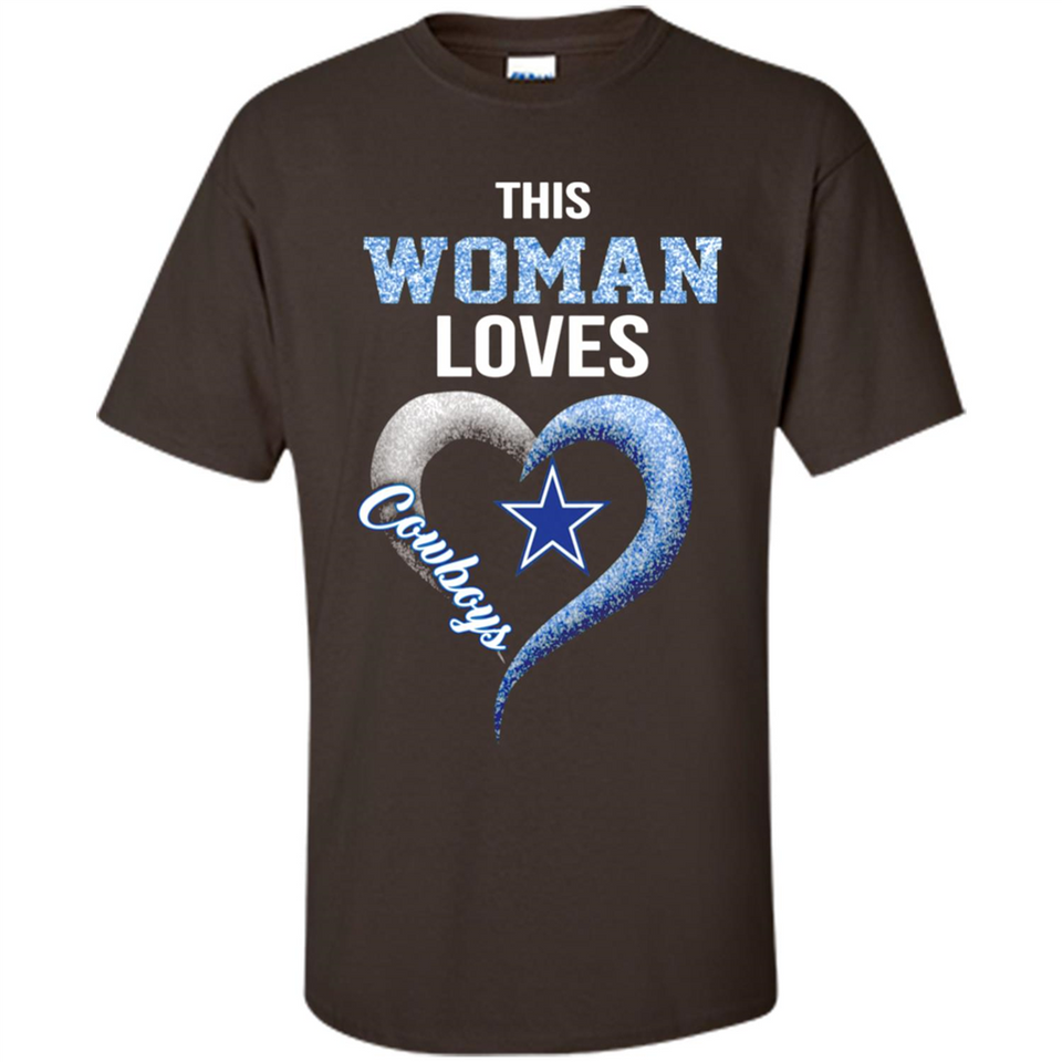 This Woman love Cowboys NFL football team - Shirt