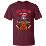 Oakland Raiders NFL Reindeer Funny Merry Christmas And Happy New Year
