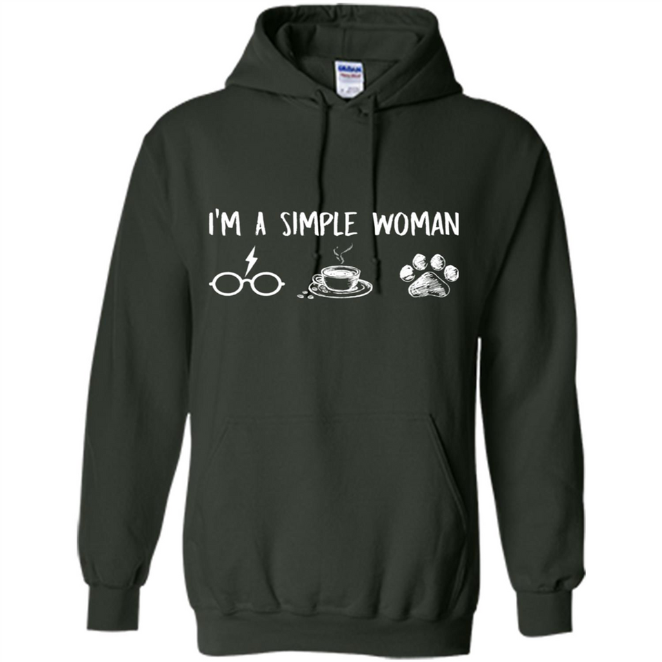I’m Simple Woman Like Harry Potter, Coffee and Dog