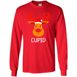 Cupid Santa Claus Funny Xmas Holiday T-Shirt - Long Sleeve T-Shirt