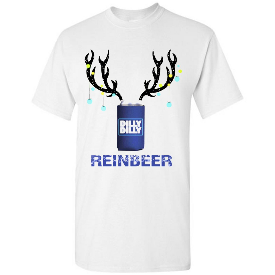 Dilly Dilly Reinbeer Funny Beer Reindeer Christmas Sporty - Shirt