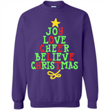 Joy Love Cheer Believe Christmas Tree