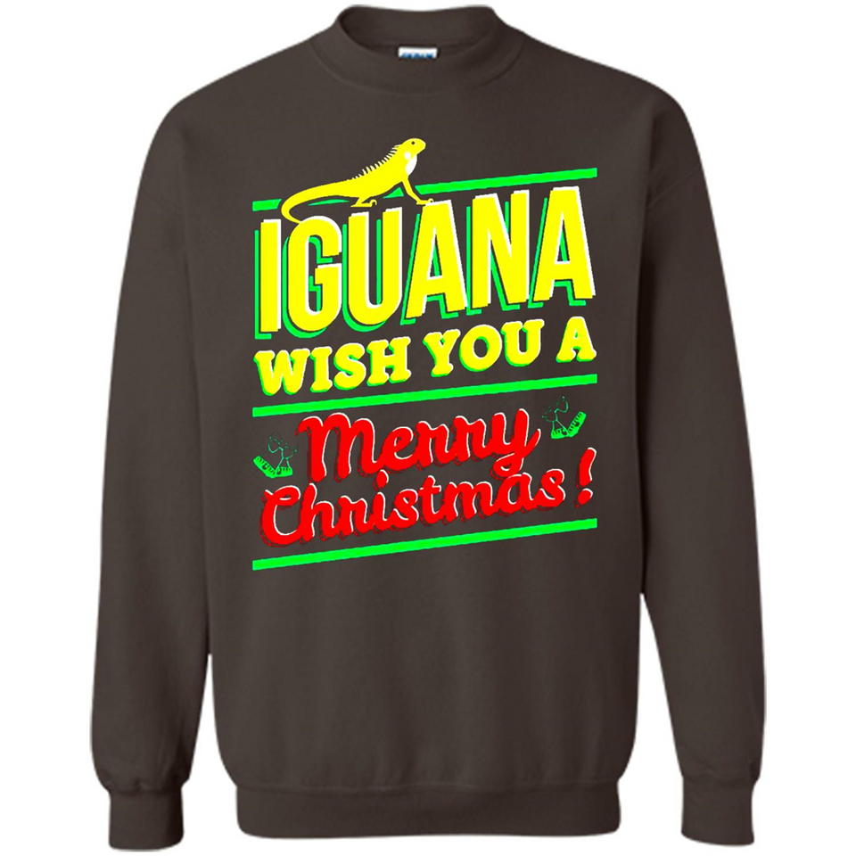 Iguana Wish You A Merry Christmas Animal - Sweatshirt