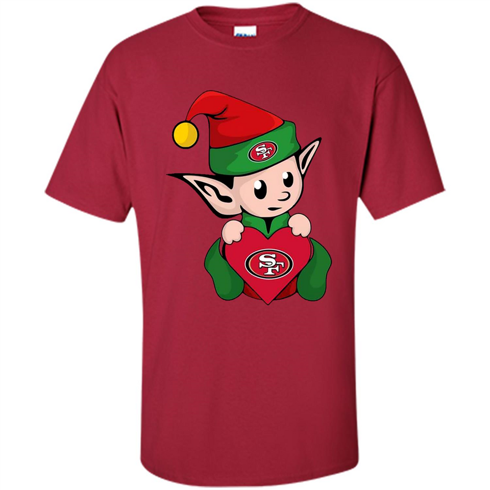 San Francisco 49ers ELF Elves Grinch Santa Claus
