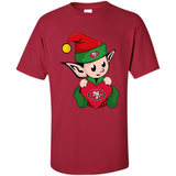 San Francisco 49ers ELF Elves Grinch Santa Claus